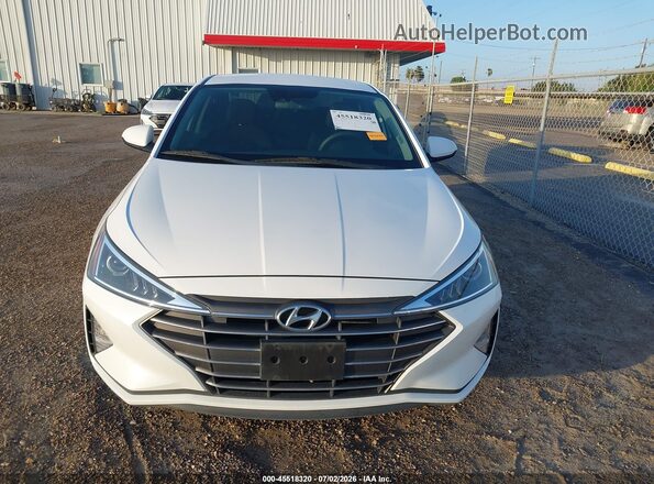 5NPD74LF6LH610190 2020 HYUNDAI ELANTRA White ხელსაწყოთა პანელის ხედი