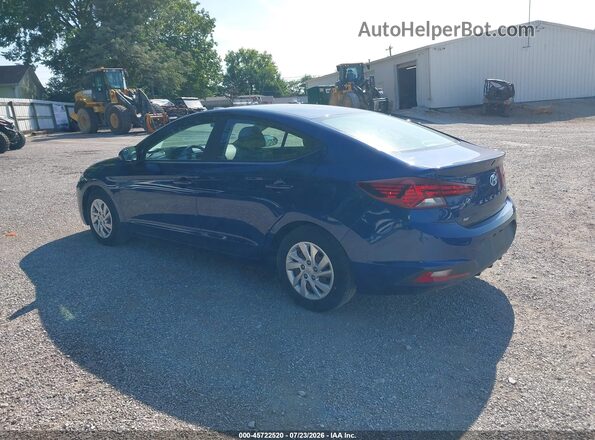 5NPD74LF6LH610433 2020 HYUNDAI ELANTRA Синий Задняя левая четверть