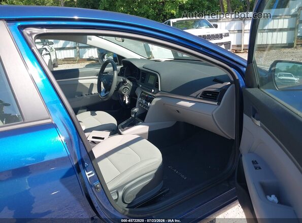 5NPD74LF6LH610433 2020 HYUNDAI ELANTRA Синий Вид салона спереди