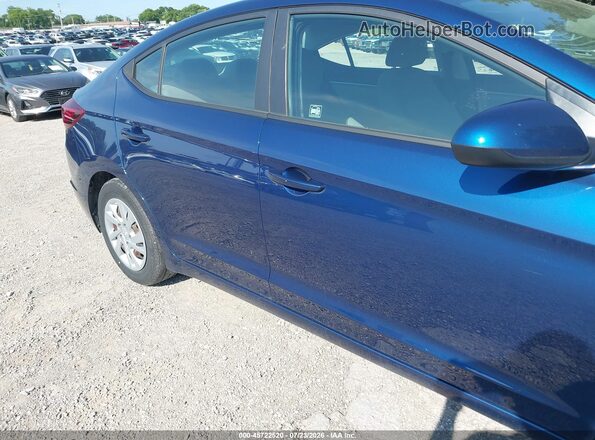 5NPD74LF6LH610433 2020 HYUNDAI ELANTRA Синий Вид спереди