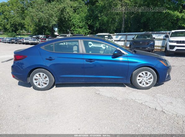 5NPD74LF6LH610433 2020 HYUNDAI ELANTRA Синий Панорамный вид салона 360°