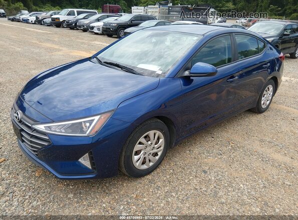 5NPD74LF6LH610450 2020 HYUNDAI ELANTRA Blue Vista tres cuartos delantera izquierda