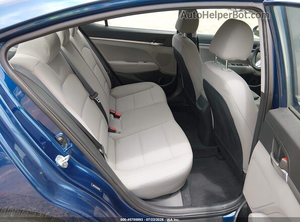 5NPD74LF6LH610450 2020 HYUNDAI ELANTRA Blue Vista de la etiqueta del VIN