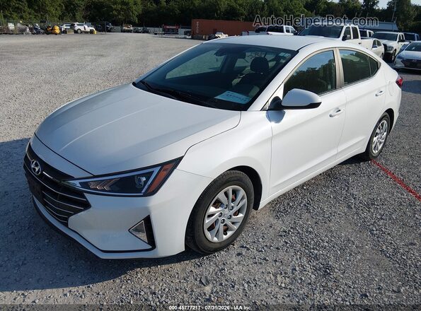 5NPD74LF6LH610805 2020 HYUNDAI ELANTRA White Передня ліва чверть
