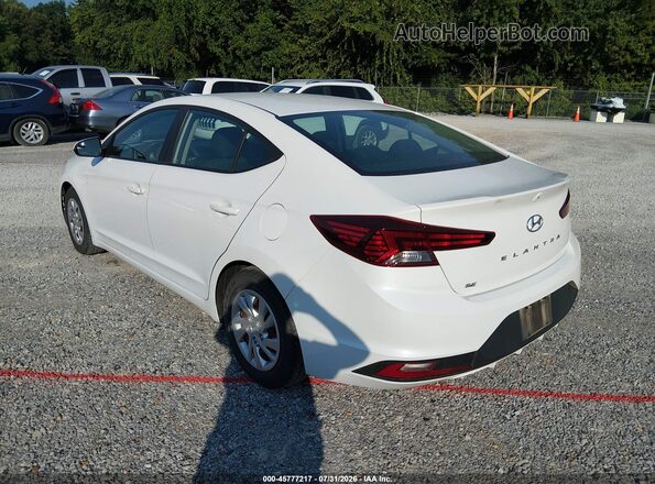 5NPD74LF6LH610805 2020 HYUNDAI ELANTRA White Задня ліва чверть
