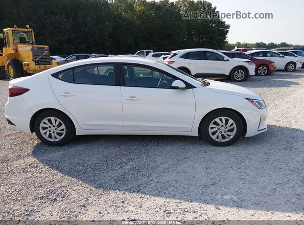 5NPD74LF6LH610805 2020 HYUNDAI ELANTRA White Вид задньої частини салону