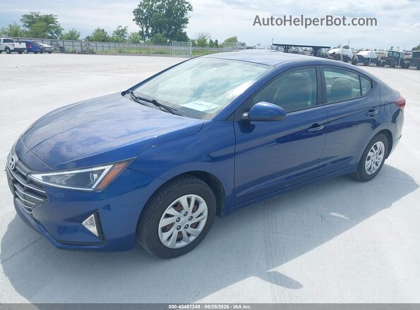 5NPD74LF6LH611288 2020 HYUNDAI ELANTRA Blue Передня ліва чверть