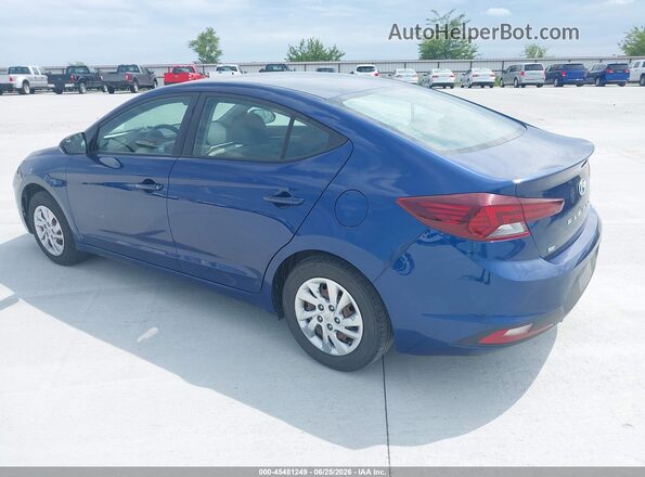 5NPD74LF6LH611288 2020 HYUNDAI ELANTRA Blue Задня ліва чверть