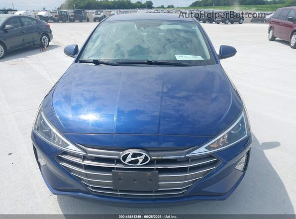 5NPD74LF6LH611288 2020 HYUNDAI ELANTRA Blue Вид спереду