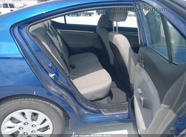5NPD74LF6LH611288 2020 HYUNDAI ELANTRA Blue Вид наклейки з VIN-кодом
