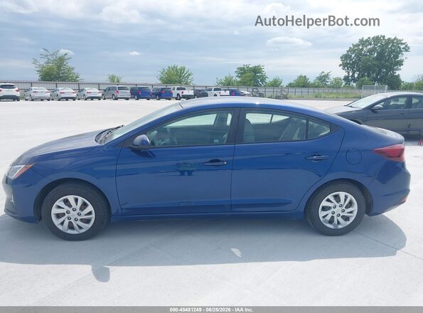 5NPD74LF6LH611288 2020 HYUNDAI ELANTRA Blue Панорамний вид салону 360°