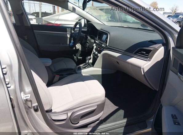 5NPD74LF6LH612389 2020 HYUNDAI ELANTRA Silver Widok wnętrza z przodu