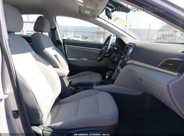 5NPD74LF6LH612845 2020 HYUNDAI ELANTRA Silver Вид салону спереду