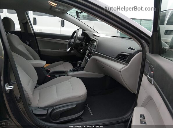 5NPD74LF6LH613199 2020 HYUNDAI ELANTRA Серый Вид салона спереди