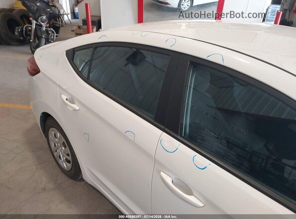 5NPD74LF6LH613896 2020 HYUNDAI ELANTRA White Vista interior trasera