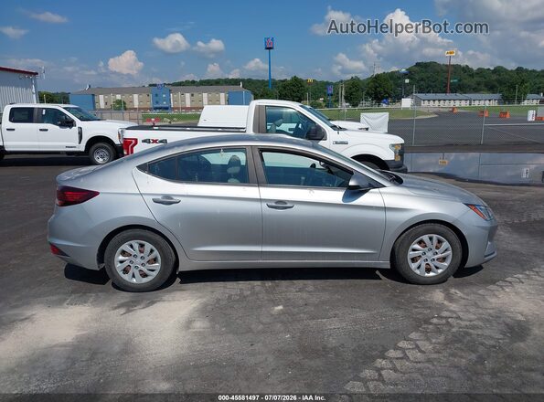 5NPD74LF6LH613994 2020 HYUNDAI ELANTRA Silver Widok wnętrza z tyłu