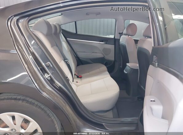 5NPD74LF6LH615292 2020 HYUNDAI ELANTRA Gray VIN կոդի պիտակի տեսք