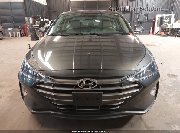 5NPD74LF6LH615292 2020 HYUNDAI ELANTRA Gray Սալոնի հետևի տեսք