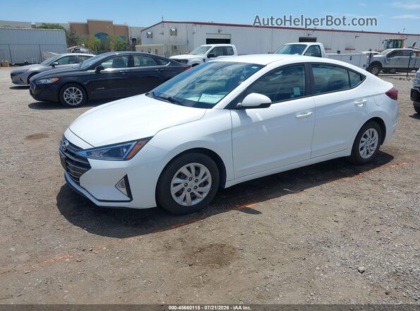 5NPD74LF6LH615762 2020 HYUNDAI ELANTRA White Vista tres cuartos delantera izquierda