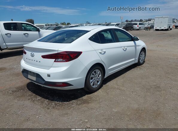 5NPD74LF6LH615762 2020 HYUNDAI ELANTRA White Trasero derecho