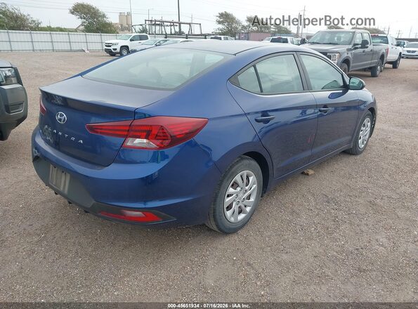 5NPD74LF6LH616264 2020 HYUNDAI ELANTRA Blue Tył prawy