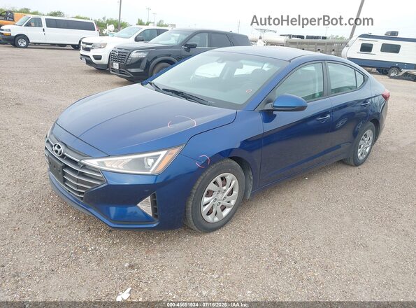 5NPD74LF6LH616264 2020 HYUNDAI ELANTRA Blue Przód lewy