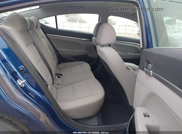 5NPD74LF6LH616264 2020 HYUNDAI ELANTRA Blue Widok naklejki z numerem VIN