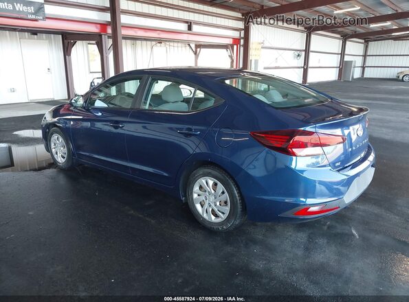 5NPD74LF6LH616331 2020 HYUNDAI ELANTRA Blue Հետևի ձախ