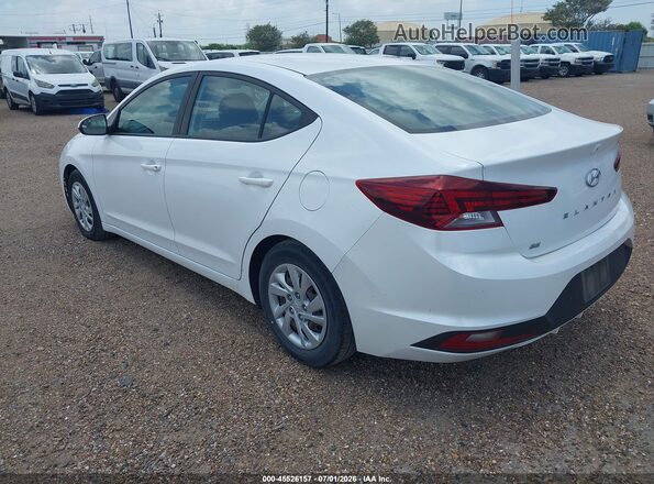 5NPD74LF6LH618130 2020 HYUNDAI ELANTRA White Հետևի ձախ