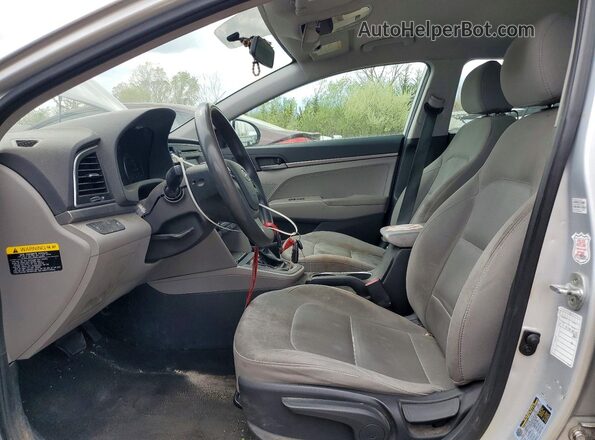 5NPD74LF7HH175266 2017 HYUNDAI ELANTRA Silver წინა სალონის ხედი