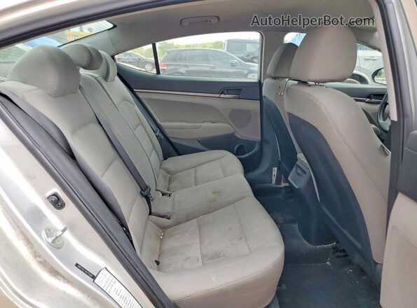 5NPD74LF7HH175266 2017 HYUNDAI ELANTRA Silver უკანა სავარძლების ხედი