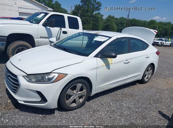 5NPD74LF7HH184856 2017 HYUNDAI ELANTRA White წინა მარცხენა ხედი სამი მეოთხედიდან