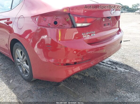 5NPD74LF7HH192374 2017 HYUNDAI ELANTRA Red Front view