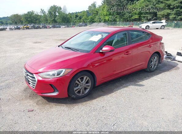 5NPD74LF7HH192374 2017 HYUNDAI ELANTRA Red Front left