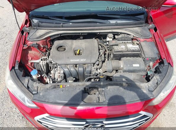5NPD74LF7HH192374 2017 HYUNDAI ELANTRA Red Rear view