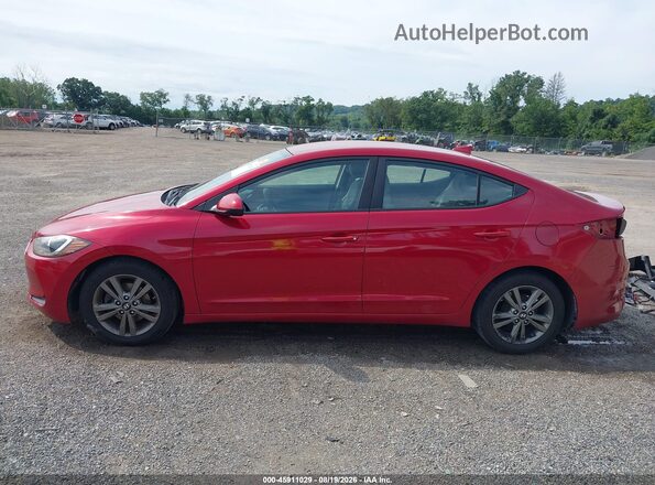 5NPD74LF7HH192374 2017 HYUNDAI ELANTRA Red 