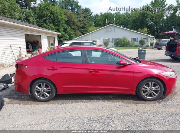 5NPD74LF7HH192374 2017 HYUNDAI ELANTRA Red 360 interior view