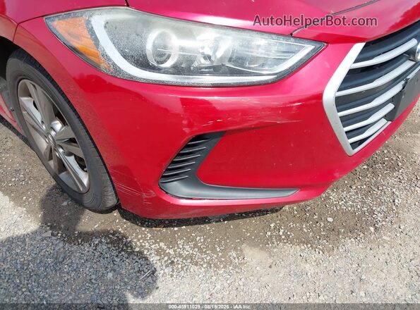 5NPD74LF7HH192374 2017 HYUNDAI ELANTRA Red 