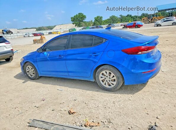 5NPD74LF7HH205513 2017 HYUNDAI ELANTRA Blue Задня ліва чверть