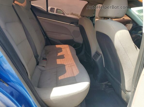 5NPD74LF7HH205513 2017 HYUNDAI ELANTRA Blue Вид задніх сидінь