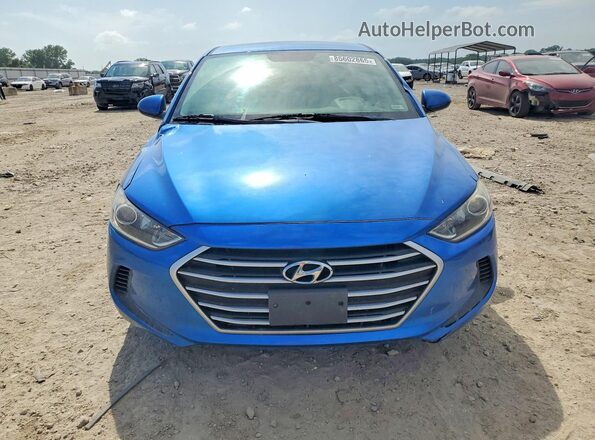 5NPD74LF7HH205513 2017 HYUNDAI ELANTRA Blue Вид спереду