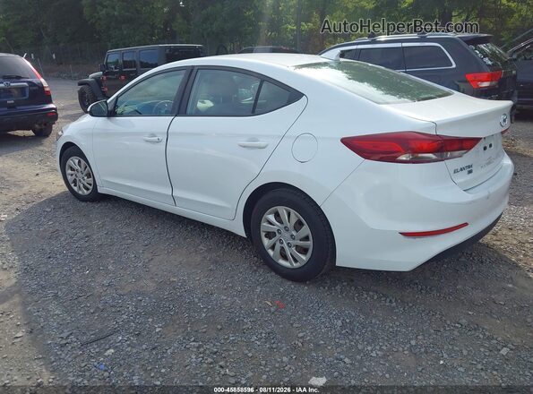 5NPD74LF7HH206421 2017 HYUNDAI ELANTRA Белый Задняя левая четверть