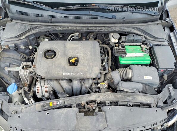 5NPD74LF7JH275163 2018 HYUNDAI ELANTRA Gray Widok wnętrza z tyłu