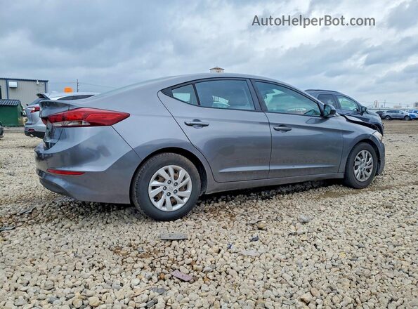 5NPD74LF7JH275163 2018 HYUNDAI ELANTRA Gray Tył prawy