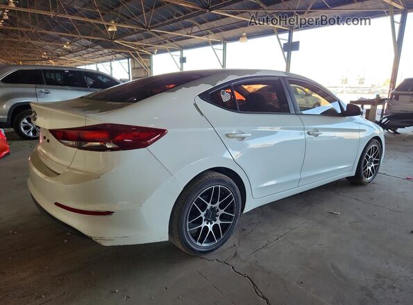 5NPD74LF7JH281142 2018 HYUNDAI ELANTRA White Trasero derecho