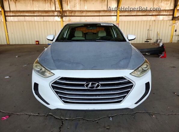 5NPD74LF7JH281142 2018 HYUNDAI ELANTRA White Vista frontal