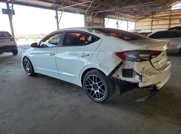 5NPD74LF7JH281142 2018 HYUNDAI ELANTRA White Trasero izquierdo