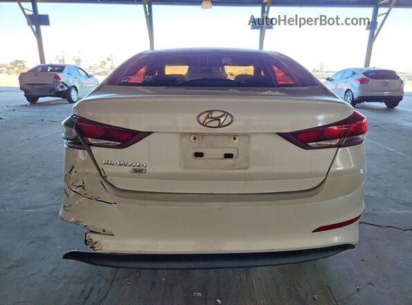 5NPD74LF7JH281142 2018 HYUNDAI ELANTRA White Vista trasera