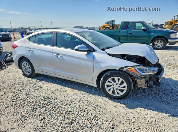5NPD74LF7JH285336 2018 HYUNDAI ELANTRA Silver წინა მარჯვენა