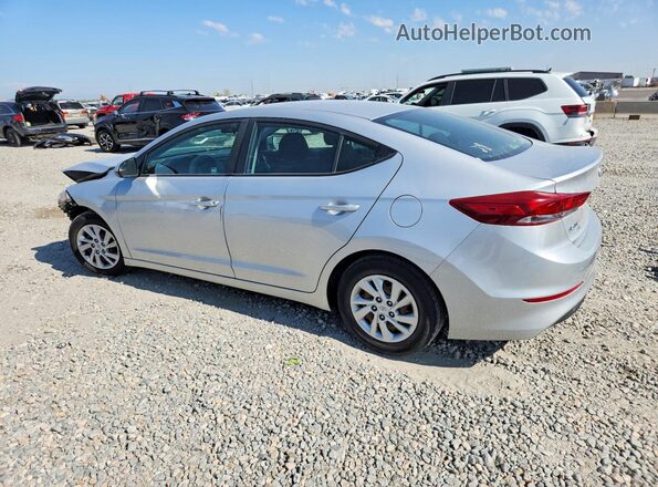 5NPD74LF7JH285336 2018 HYUNDAI ELANTRA Silver უკანა მარცხენა